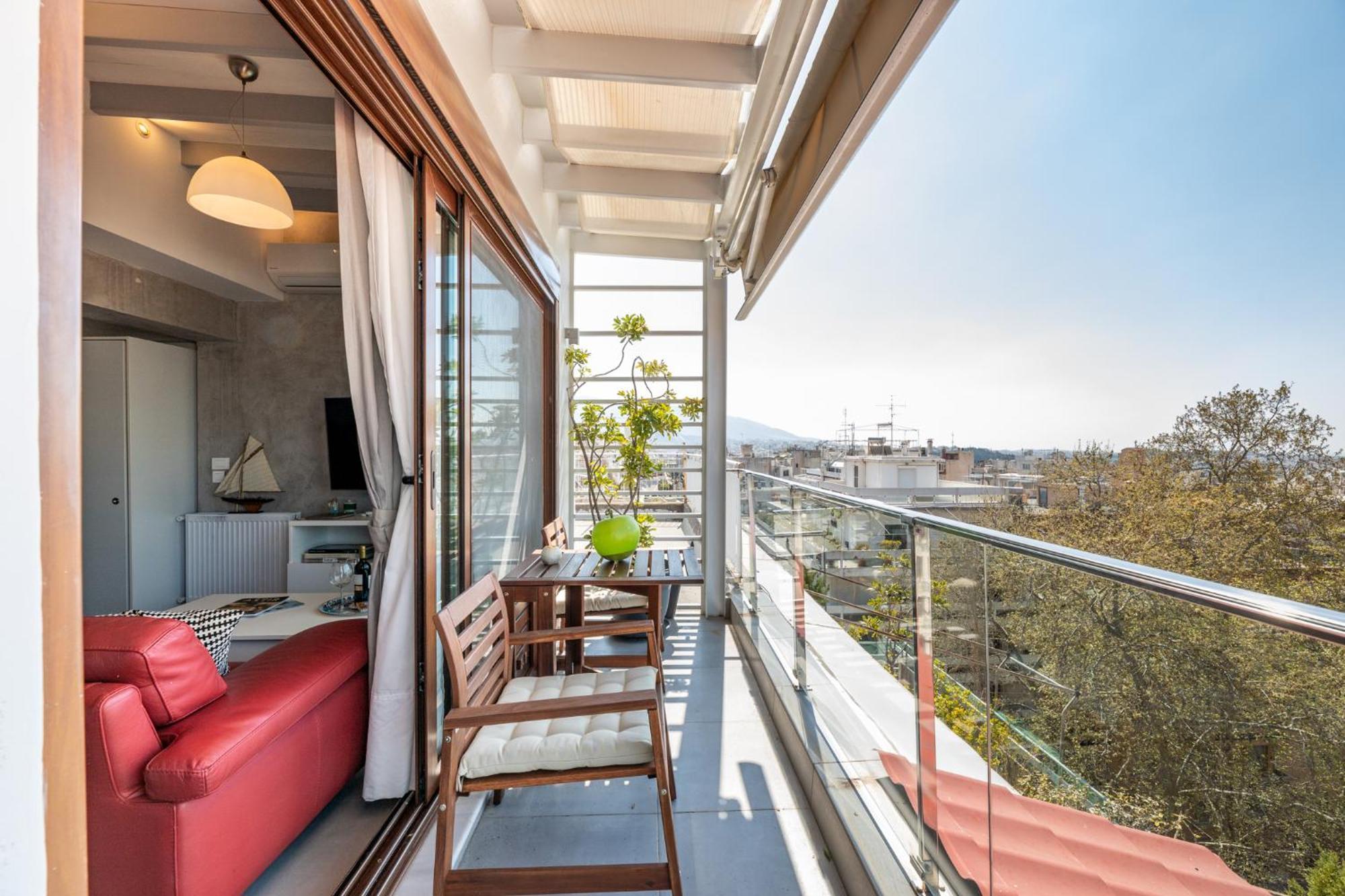 Top Kolonaki Studio+Terrace Stunning Acropolis Views Athens Luaran gambar
