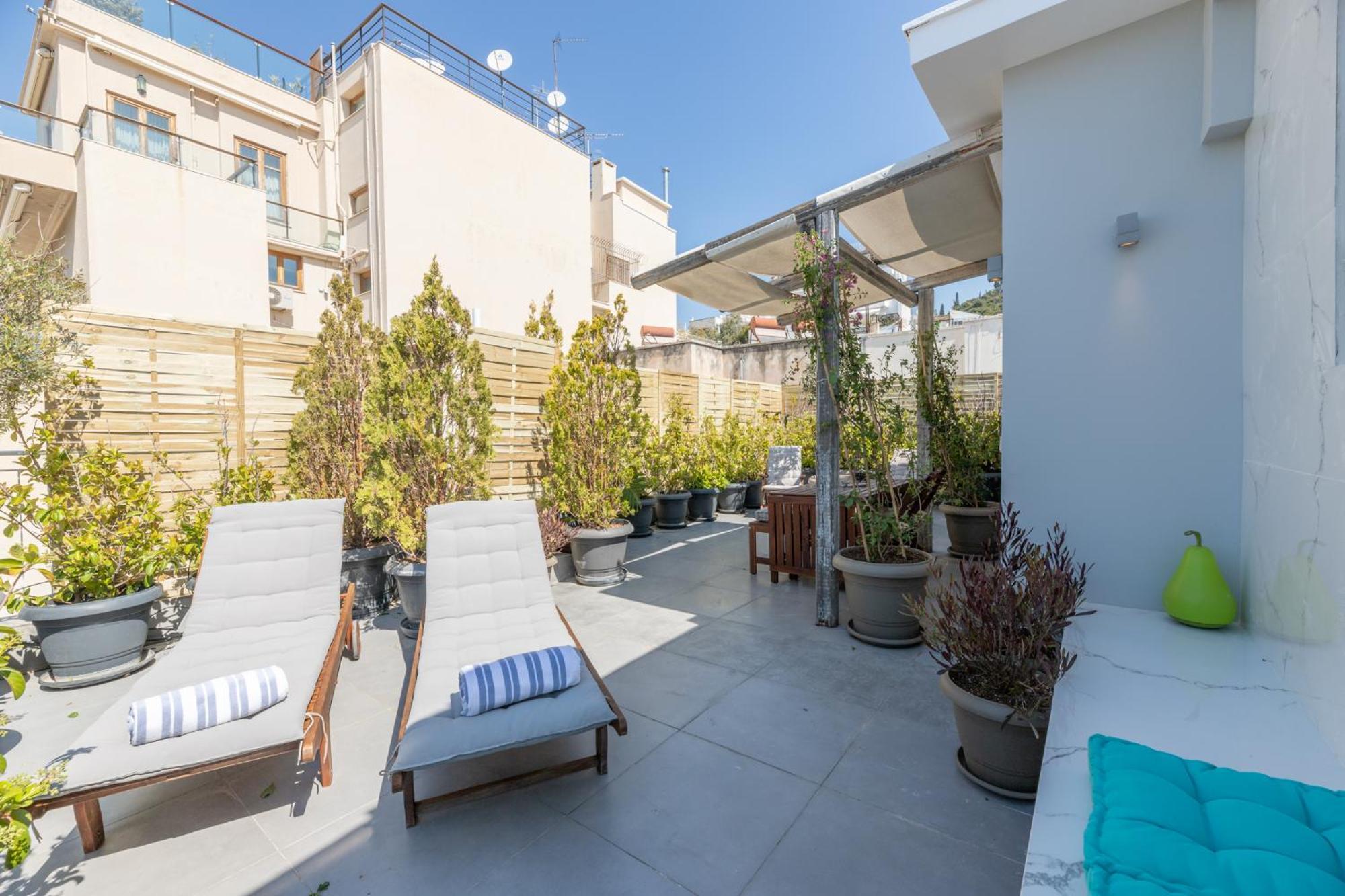 Top Kolonaki Studio+Terrace Stunning Acropolis Views Athens Luaran gambar