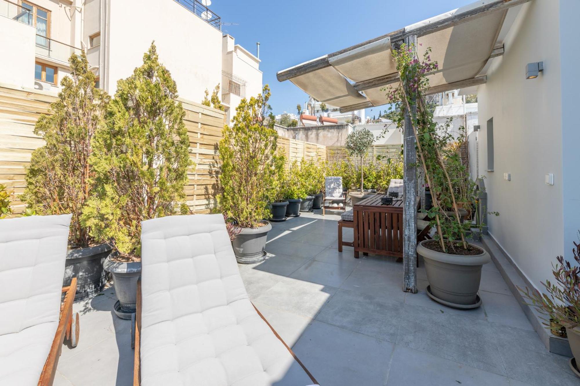 Top Kolonaki Studio+Terrace Stunning Acropolis Views Athens Luaran gambar