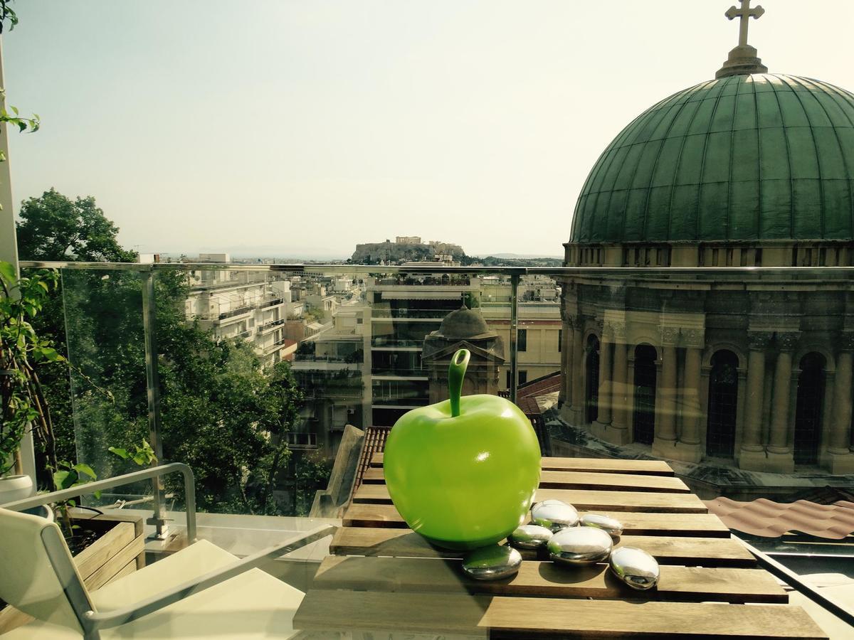 Top Kolonaki Studio+Terrace Stunning Acropolis Views Athens Luaran gambar
