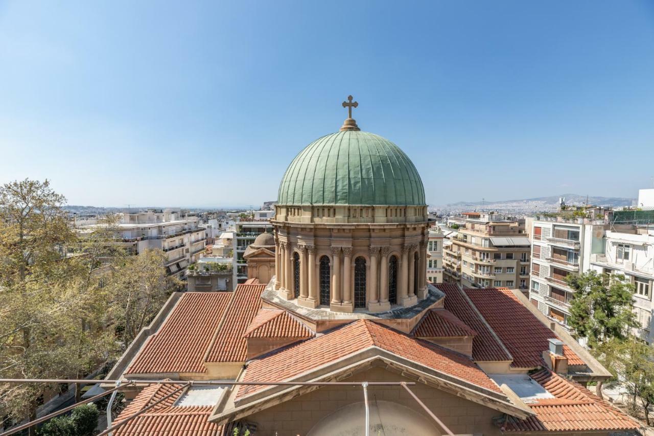 Top Kolonaki Studio+Terrace Stunning Acropolis Views Athens Luaran gambar