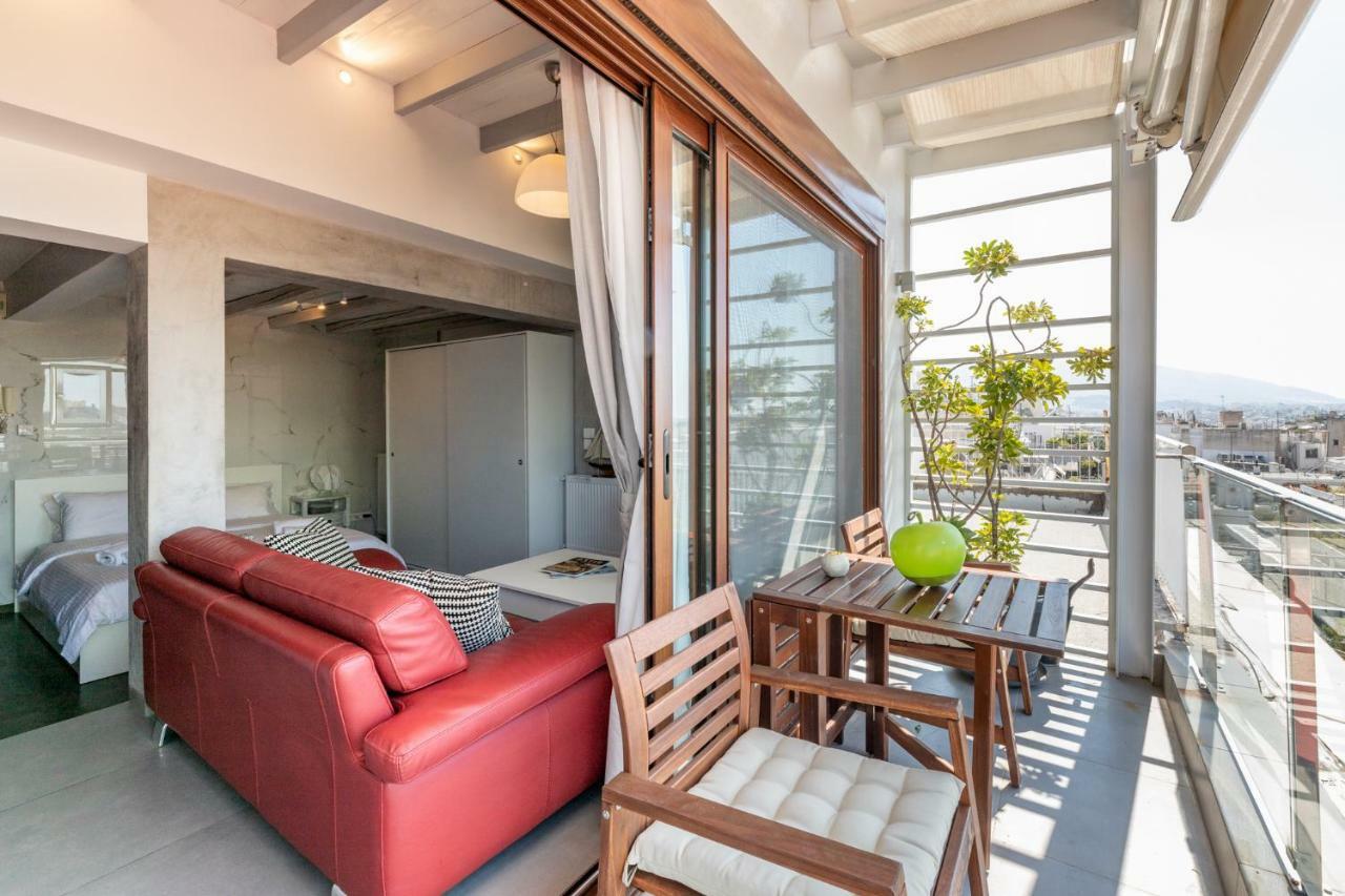 Top Kolonaki Studio+Terrace Stunning Acropolis Views Athens Luaran gambar
